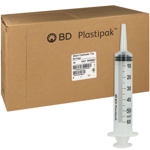 BD Plastipak Wund- und Blasenspritzen 50/60 ml